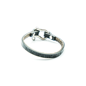 Leather Bracelet with HMI Coordinates