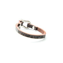 Load image into Gallery viewer, Leather Bracelet with HMI Coordinates
